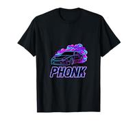 Glitch Art rétro des années 90 de Phonk Music Drift Car T-Shirt