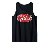 Glitch Distorted Varsity Vintage Classic Athletic Débardeur
