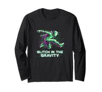 Glitch in The Gravity Art Lovers Amateurs d'art numérique Manche Longue