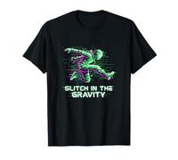 Glitch in The Gravity Art Lovers Amateurs d'art numérique T-Shirt