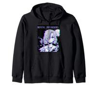 Glitchcore Weirdcore Aesthetic Hyperpop Mental Breakdown Sweat à Capuche