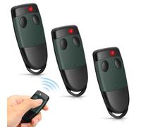 Glitfix 433.92 MHz Télécommande Portail et Bip Portail Universelle, 2 Canaux Télécommande Porte de Garage Compatible avec Cardin S449 QZ2, S449 QZ1, TXQ449100, TXQ449200, Lot de 3