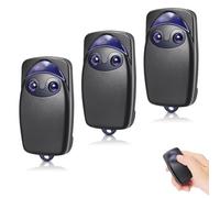 Glitfix 433MHz Télécommandes pour Portail Compatible avec Flo2r-s,3 Canaux Telecommande Porte de Garage pour FLOXIR, FLOXR,FLOX2R, OXI,OX2,3 pièces