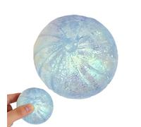 Glitter Dumpling Squeeze Ball for Adult Kids, Portable Slow Rising Bun Shaped Fidget Toy, Funny Soft Dumpling Sensory Toy for Home School Travel Classroom