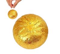 Glitter Dumpling Squeeze Ball for Adult Kids, Portable Slow Rising Bun Shaped Fidget Toy, Funny Soft Dumpling Sensory Toy for Home School Travel Classroom