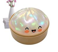 Glitter Dumpling Squeeze , Bun Shape Stress Relief Ball for Calming and Relaxation, Soft Slow Rising Squishy Sensory , Fidget for Studying Working Travel Home Office Classroom Car Ride