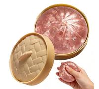 Glitter Dumpling Squeeze Toy - Slow Rising Sensory Stress Ball for Relaxation | Soft Elastic Material with Sparkles Filling, Squishy Fidget Toy for Hand Exercise Focus Relief Home Office Travel Use