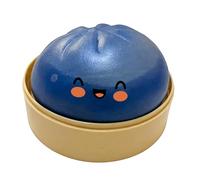 Glitter Dumpling Squishy - Premium Dumpling Squishy Glitter Toy, Mini & Slow Rise Stress Relief Box Toy, Mystery Accessory for Stress Relief & Office Use (Blue B)