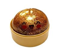 Glitter Dumpling Stress Ball - Pinch Toy for Relaxation | Squishy Bun Shape Sensory Fidget Toy for Studying Working Travel Home Office Classroom Car Ride Meditation Kids Teens Adults Stress Reliefs