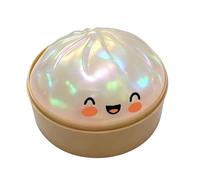 Glitter Dumpling Stress Toy - Stress Reliever, Shimmer Bun Fidget Toy - for Teens Adults Students Travelers Studying Working Travel Home Office Classroom Car Ride