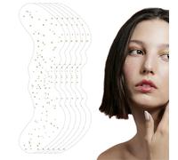 Glitter Face Patches, 6X Glitter Speckles Patches, Face Flash Speckles Makeup, Temporary Glow Up Makeup, Crystal Face Stickers Decor, Easy To Use, Portable for Women Girls