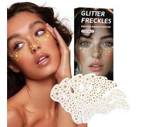 Glitter Face Stickers | Makeup Patches Decorations | Glitter Face Jewels | Waterproof Makeup Stickers | Festival Face Accessories Sparkling Glitter Stickers For Face Colorful Face Glitter Patches