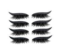 Glitter False Eyelash Set - Reusable 3D Eye Patches for Dramatic Makeup (UK Cruelty-Free)
