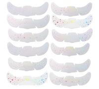 Glitter Freckles, Adhesive Face Decor, 5.91x2.05 inches Temporary Patch Set, Long Lasting Star Heart Design for Kids Cosplay Pride Festival Concert Birthday Wedding Carnival Use