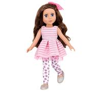 Glitter Girls - Bluebell - 36 cm - Poupée de Mode posable - Cheveux Brun et Yeux Bleu - Jouets, vêtements et Accessoires pour Les Enfants de 3 Ans Plus