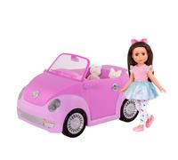 Glitter Girls Cabriolet Violet avec poupée Candice articulée de 36 cm