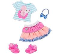 Glitter Girls - Câlins de caniche - Ensemble et bandeau pour caniche - Nœud à cheveux et chaussures à paillettes - Tenue de poupée facile à mettre en place - 3 ans et +