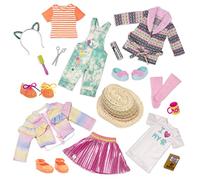 Glitter Girls Coffret de Mode pour poupées de 36 cm, 3 Tenues | 3 tenues avec vêtements et accessoires pour poupées de 36 cm. Poupée vendue séparément, Paquet multiple, 3 ans et +
