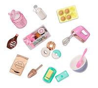 Li'l Woodzeez Glitter Girls Donut Delivery Accessory Set