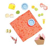 Glitter Girls - Ensemble de pique-nique GG - Poupées à paillettes - Panier de pique-nique, radio rétro et articles de jeux alimentaires - Accessoires pour poupées de 36 cm - Jouets pour enfants