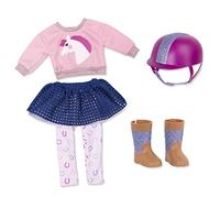 Glitter Girls- Tenue d'équitation de Luxe pour poupée 36 cm, GG50119Z, Coloris Assortis