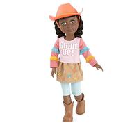 Glitter Girls - Jolie - Poupée équestre posable de 36 cm Jolie - Cheveux Bruns et Yeux Verts - Ensemble d'équitation, Chapeau de Cowgirl et Bottes - Jouets, vêtements et Accessoires - 3 Ans et +