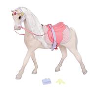 Glitter Girls - Lumière des étoiles - Cheval Jouet de 36 cm - Crinière et Queue Blanches Brillantes - Diadème et Selle Amovible - Accessoires pour poupées - 3 Ans et +