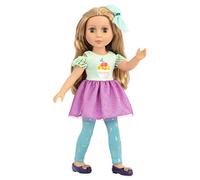 Glitter Girls poupée de Mode Sashka posable 36 cm, Tenue Cupcake