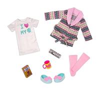 Glitter Girls - Wake Up with a Smile-Outfit - Robe de poupée, Robe Pull, Accessoires pour Chien en Peluche - vêtements de poupée de 35 cm pour Les Enfants de 3 Ans +
