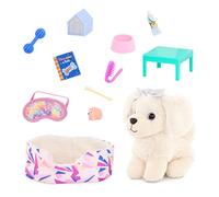 Glitter Girls - Zeke - Ensemble Animal de Compagnie pour Le Temps du Coucher - Les Filles à Paillettes - Ensemble de Lits rembourrés pour Chiens et Animaux de Compagnie - 3 Ans et +