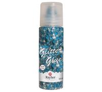 Glitter - Glue Petite Étoile, Bleu / Argent, Flacon 50ml
