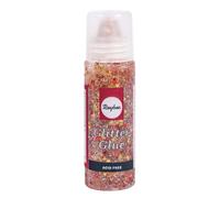 Glitter - Glue Petite Étoile, Rouge / Or, Flacon 50ml