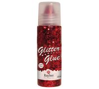 Glitter - Glue Space, Rouge Classique, Flacon 50ml