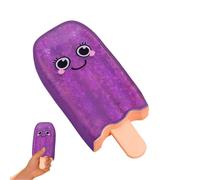 Glitter Ice Cream - Pop Sensory Toy, Pinching Venting Artifact with Fun Play Use, Soft Texture, Party Favors, Stress Relief Gadget for Kids Adults Working Studying Home Office Travel Commuting