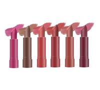 Glitter Lipstick Set - Waterproof Lip Stain Tint, 6pcs Long Lasting Moisturizing Formula with Shimmer Finish for Daily Use Vibrant Lip Color Makeup for Travel Dance Party Night Out Beauty Cosmetic Kit