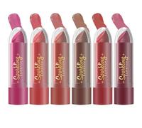 Glitter Lipstick Set, Waterproof Lip Tints, Moisturizing Stain Formula, Long-Lasting Finish, Smooth Lightweight Texture, Perfect for Travel Dance Party Makeup Routine, 6 Pieces