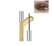 Glitter Mascara for Eyelashes, Question Beauty Glitter Mascara for Women, Question Beauty Mascara, Question Beauty Gold Mascara, Waterproof Gold Mascara for Eyelashes(02#)