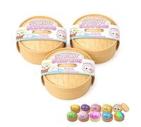 Glitter Mystery Dumpling Squishy, 2026 New Squishy Dumpling Toy with Steamer Box,Soft Squeeze Stress Relief Balls for Adults Birthday Holiday Present (3pcs A)
