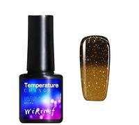 Glitter Pierres à épiler Gel Polonais Vernis à ongles Gel Polonais Art polonais 8 ml Vernis à ongles LED Couleur Vernis à ongles Gel Nail Art Paillettes Hiver (J, taille unique)