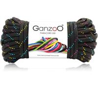 Glitter Rope For Bracelet,Leash,Necklace,Nylon / Polyester Rope With 7 Strands Of 30 M,Thickness 4 MmVersatile RopeParachute CordColour: Black