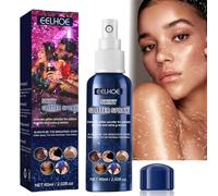 Glitter spray, 60ml Glitter Spray Cheveux et Corps, Spray Paillettes, Sprays De Poudre Pailletés, Paillettes De Corps, Body Glitters Sprays, Pour Festival Rave, Fête, Bal, Maquillage Scène