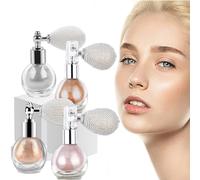 Glitter Spray, Paillettes de Corps, Spray Paillette Corps e Cheveux, 4 couleurs Poudre Libre Sprays Scintillant, Poudre Libre Sprays pour cheveux, pour Visage, Cheveux, les Raves et les Fêtes