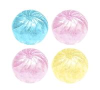 Glitter Steamed Bun Squishy - Soft Slow Rebound Fidget Squeeze Toy, Easter Basket Stuffing for Boys, Girls, Teens, Adults, Sensory Stress Relief Toy for Birthday, Christmas, and New Year Celebration