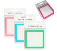 Glitter Sticky Notes, 150pcs Glitter Notepad Sticky Notes, 3 * 3″ Transparent Self-Stick Note