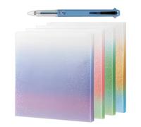 Glitter Sticky Notes, 4/6/8 Packs Transparent Glitter Notepad Sticky Notes, 3 * 3″ Transparent Self-Stick Note (4PCS-B)