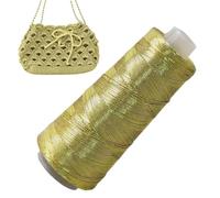 Glitter Yarn for Crocheting, 240m Glitter Shiny Art Crafts Thread