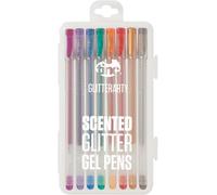 Glitterarty' Parfumées Fruit-Gel Liquide Stylos À Paillettes-Lot De 8 Couleurs Différentes