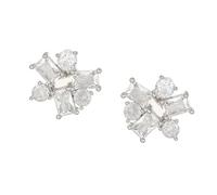 Glittering Full Zirconia Fashion Geometric Earphone Accessory Quick Install Design Anti Metal Fermoir pour Freeclip1/2 FreeClip Boucles d'oreilles avec Zircon Clignotant