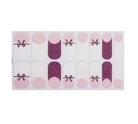 Glittering Gels Nails Strips Flowers Stickers French Tip Polish Strips Wrap Art Sticke Flowers Nails Polish Gels Nail