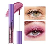 Glitzer Mascara | Leuchtende Für Partys,Wasserdichtes Wimpern Make-Up Mit Längenverlängerung Und Lockung Verwischfest Und Lang Anhaltend Für Frauen Für Hochzeiten Dates Abende Bühne